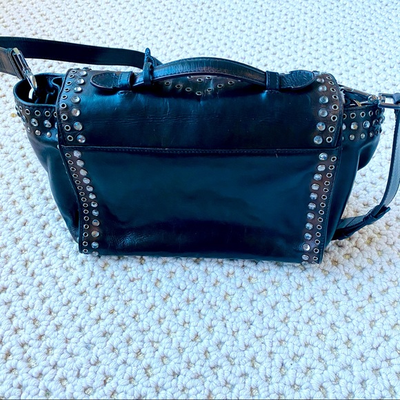 Prada Vitello Vintage Twin Pocket Satchel Bag, Black (Nero). - Picture 6 of 17